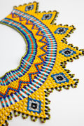 Tribal Bib-like Beaded Necklace